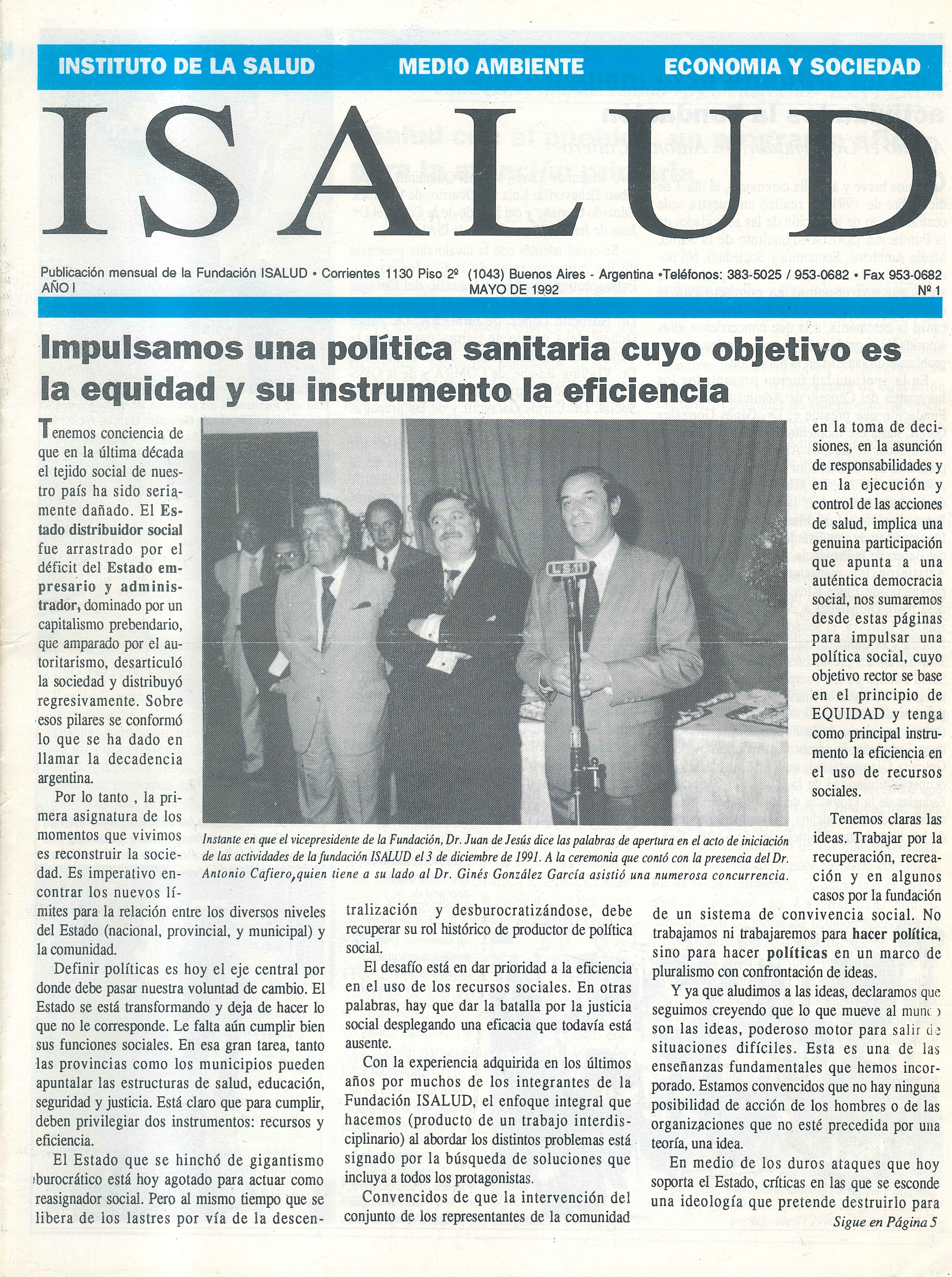 Boletín 1 — portada